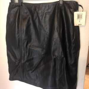 Alfani Newbury Vintage Leather Skirt